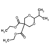CAS 登录号：35113-48-5， 二乙基2-异丙基-1,3-二恶烷-5,5-二羧酸酯
