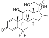 CAS#: 35135-68-3, (9R,11S,14S,16R,17R)-6,6,9-Trifluoro-11,17-Dihydroxy-17-(2-Hydroxyacetyl)-10,13,16-Trimethyl-8,11,12,14,15,16-Hexahydro-7H-Cyclopenta[a]Phenanthren-3-One