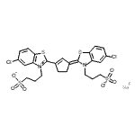 CAS#: 351524-15-7, Sodium 3-[(2Z)-5-Chloro-2-{3-[5-Chloro-3-(3-Sulfonatopropyl)-1,3-Benzothiazol-3-Ium-2-Yl]-2-Cyclopenten-1-Ylidene}-1,3-Benzothiazol-3(2H)-Yl]-1-Propanesulfonate