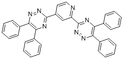CAS#: 35171-26-7, 3,3'-(2,4-Pyridinediyl)bis(5,6-diphenyl-1,2,4-triazine)