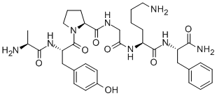 CAS 登录号：352017-71-1， 丙氨酰-酪氨酰-脯氨酰-甘氨酰-赖氨酰-苯丙氨酰胺