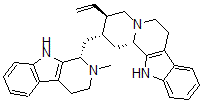CAS 登录号：35226-29-0， (2S,3R,12bS)-3-乙烯基-2-[[(1S)-2-甲基-1,3,4,9-四氢吡啶并[3,4-b]吲哚-1-基]甲基]-1,2,3,4,6,7,12,12B-八氢吲哚并[3,2-H]喹嗪