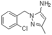 CAS 登录号：3524-40-1， 1-(2-氯苄基)-3-甲基-1H-吡唑-5-胺