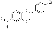 CAS 登录号：352455-48-2， 4-[(4-溴苄基)氧基]-3-甲氧基苯甲醛