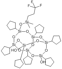 CAS#: 352538-85-3, [[Dimethyl(trifluoromethyl)ethyl]silyloxy]heptacyclopentyltricycloheptasiloxanediol
