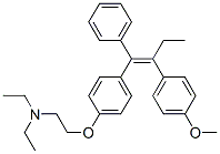CAS 登录号：35258-08-3， N,N-二乙基-2-[4-[(Z)-2-(4-甲氧基苯基)-1-苯基丁-1-烯基]苯氧基]乙胺