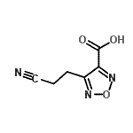 CAS#: 352647-58-6, 4-(2-Cyanoethyl)-1,2,5-Oxadiazole-3-Carboxylic Acid
