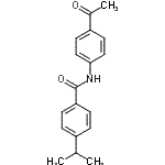 CAS 登录号：352689-64-6， N-(4-乙酰基苯基)-4-异丙基苯甲酰胺