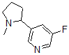 CAS#: 35286-36-3, 3-Fluoro-5-(1-Methylpyrrolidin-2-Yl)Pyridine