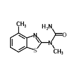 CAS 登录号：353255-67-1， 1-甲基-1-(4-甲基-1,3-苯并噻唑-2-基)脲