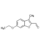 CAS#: 353497-67-3, 6-Ethoxy-3-Methyl-1-Benzofuran-2-Carbaldehyde