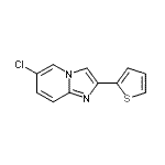 CAS#: 35368-93-5, 6-Chloro-2-(2-Thienyl)Imidazo[1,2-a]Pyridine