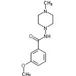 CAS#: 353786-95-5, 3-Methoxy-N-(4-Methyl-1-Piperazinyl)Benzamide