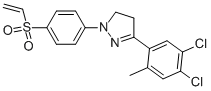 CAS#: 35441-15-7, 3-(4,5-Dichloro-2-Methylphenyl)-1-(4-Ethenylsulfonylphenyl)-4,5-Dihydropyrazole