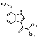 CAS#: 354570-65-3, 7-Methoxy-N,N-Dimethyl-1H-Indazole-3-Carboxamide