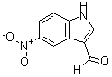 CAS#: 3558-17-6, 2-Methyl-5-Nitro-1H-Indole-3-Carbaldehyde