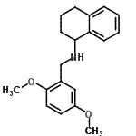 CAS 登录号：356092-88-1， N-(2,5-二甲氧基苄基)-1,2,3,4-四氢-1-萘胺
