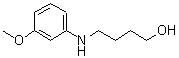 CAS 登录号：356539-28-1， 4-(3-甲氧基-苯基氨基)-丁烷-1-醇