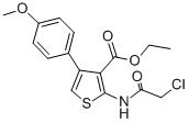 CAS#: 356568-71-3, 2-[(2-Chloroacetyl)Amino]-4-(4-Methoxyphenyl)-3-Thiophenecarboxylic Acid Ethyl Ester
