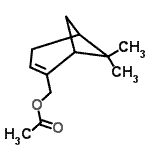 CAS#: 35670-93-0, (6,6-Dimethylbicyclo[3.1.1]Hept-2-En-2-Yl)Methyl Acetate