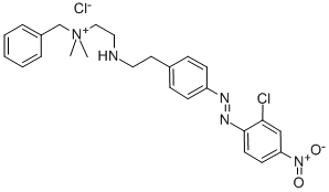 CAS#: 35714-87-5, 2-[[4-(2-Chloro-4-Nitrophenyl)Diazenylphenyl]-Ethylamino]Ethyl-Dimethyl-(Phenylmethyl)Azanium Chloride