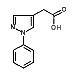 CAS 登录号：35715-77-6， (1-苯基-1H-吡唑-4-基)乙酸