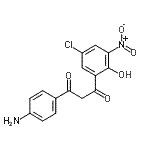 CAS#: 357166-58-6, 1-(4-Aminophenyl)-3-(5-Chloro-2-Hydroxy-3-Nitrophenyl)-1,3-Propanedione