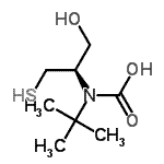 CAS#: 357205-17-5, [(2R)-1-Hydroxy-3-Sulfanyl-2-Propanyl](2-Methyl-2-Propanyl)Carbamic Acid