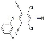 CAS 登录号：35728-01-9， 2,4-二氯-6-[(3-氟苯基)氨基]苯-1,3,5-三甲腈