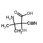 CAS#: 35768-30-0, 3-Amino-2-Cyano-2-Hydroxy-3-Methylbutanoic Acid