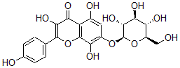CAS#: 35815-07-7, 3,5,8-Trihydroxy-2-(4-Hydroxyphenyl)-7-[(2S,3R,4S,5S,6R)-3,4,5-Trihydroxy-6-(Hydroxymethyl)Oxan-2-Yl]Oxychromen-4-One