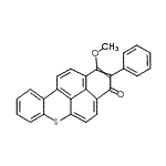 CAS#: 35826-82-5, 1-Methoxy-2-Phenyl-3H-Naphtho[2,1,8-Mna]Thioxanthen-3-One
