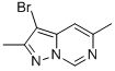 CAS#: 35833-97-7, 3-Bromo-2,5-Dimethyl-Pyrazolo[1,5-c]Pyrimidine