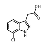 CAS#: 35845-23-9, (7-Chloro-1H-Indazol-3-Yl)Acetic Acid