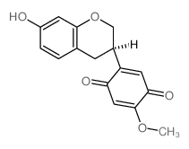CAS#: 35878-39-8, 2-[(3R)-7-Hydroxychroman-3-Yl]-5-Methoxycyclohexa-2,5-Diene-1,4-Dione
