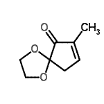 CAS 登录号：35938-83-1， 7-甲基-1,4-二氧杂螺[4.4]壬-7-烯-6-酮