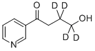 CAS 登录号：359435-75-9， 4-羟基-1-(3-吡啶基)-1-丁酮 (3,3,4,4-D4)