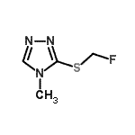 CAS#: 359459-94-2, 3-(Fluoromethylsulfanyl)-4-Methyl-1,2,4-Triazole