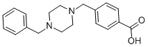 CAS 登录号：359801-19-7， 4-(4-苄基哌嗪-1-基甲基)苯甲酸