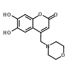 CAS#: 36002-19-4, 6,7-Dihydroxy-4-(4-Morpholinylmethyl)-2H-Chromen-2-One