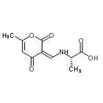 CAS#: 360069-21-2, N-[(Z)-(6-Methyl-2,4-Dioxo-2H-Pyran-3(4H)-Ylidene)Methyl]-L-Alanine