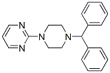 CAS#: 3605-02-5, 2-[4-[Di(Phenyl)Methyl]Piperazin-1-Yl]Pyrimidine