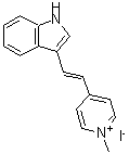 CAS#: 36098-33-6, 4-[(E)-2-(1H-Indol-3-Yl)Vinyl]-1-Methylpyridinium Iodide