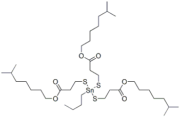 CAS#: 36118-60-2, 6-Methylheptyl 3-[Butyl-Bis[[3-(6-Methylheptoxy)-3-Oxopropyl]Sulfanyl]Stannyl]Sulfanylpropanoate