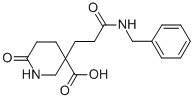 CAS 登录号：361372-43-2， 3-(2-苄基氨基甲酰-乙基)-6-氧代-哌啶-3-羧酸