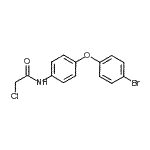 CAS 登录号：36160-96-0， N-[4-(4-溴苯氧基)苯基]-2-氯乙酰胺
