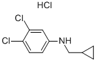 CAS 登录号：36178-61-7， 环丙基甲基-(3,4-二氯-苯基)-胺盐酸盐