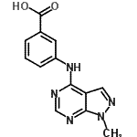 CAS#: 361986-58-5, 3-[(1-Methyl-1H-Pyrazolo[3,4-d]Pyrimidin-4-Yl)Amino]Benzoic Acid