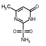 CAS#: 362521-49-1, 4-Methyl-6-Oxo-1,6-Dihydro-2-Pyrimidinesulfonamide
