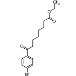 CAS 登录号：362669-43-0， 乙基8-(4-溴苯基)-8-氧代辛酸酯